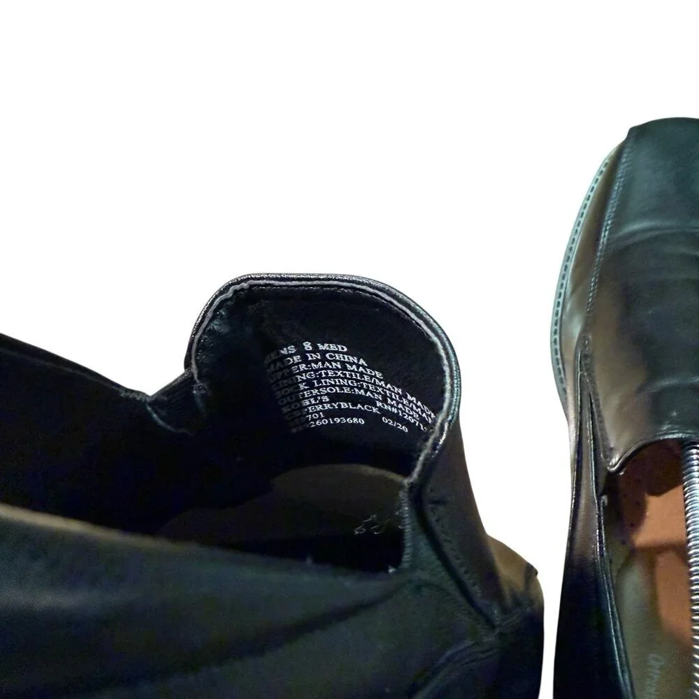 Croft & Barrow Men's Ortholite Eco Dress Shoes, Size 8M Black CBPERRY